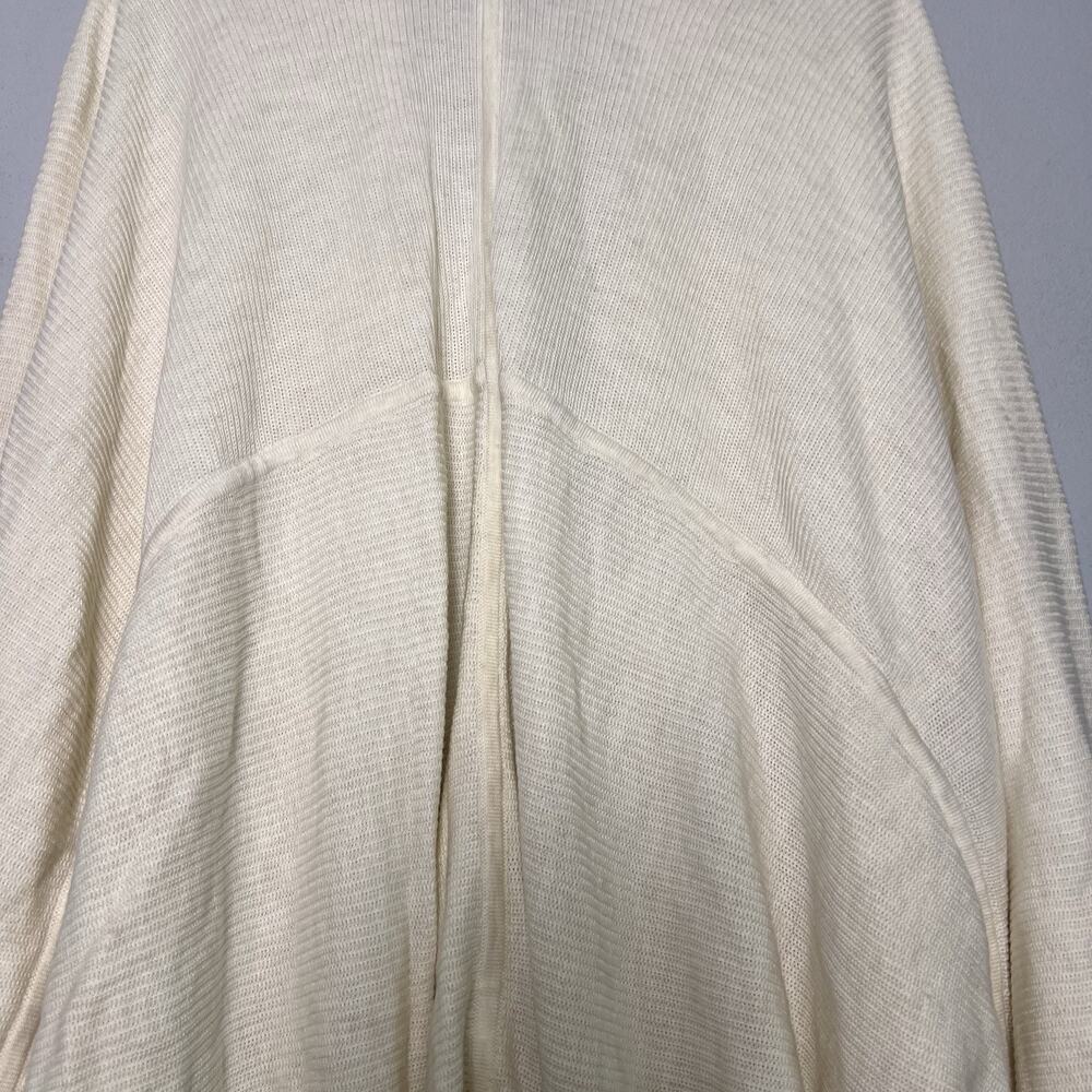 Lululemon Women's Cashlu Knit Textured Wrap Sz M L Cream - Picture 13 of 16